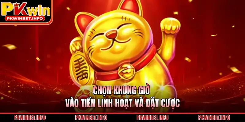 Chọn khung giờ vào tiền linh hoạt và đặt cược