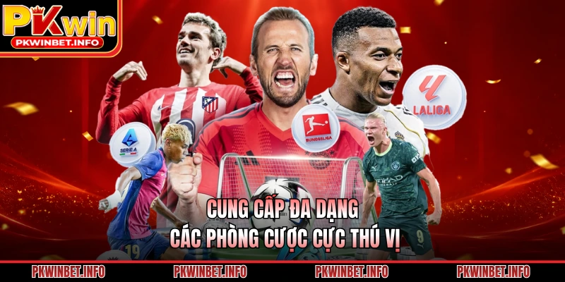 Cung cấp đa dạng các phòng cược cực thú vị