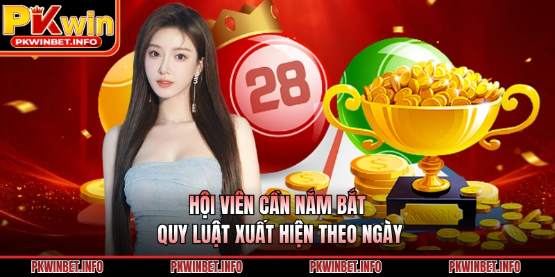 Hội viên cần nắm bắt quy luật xuất hiện theo ngày